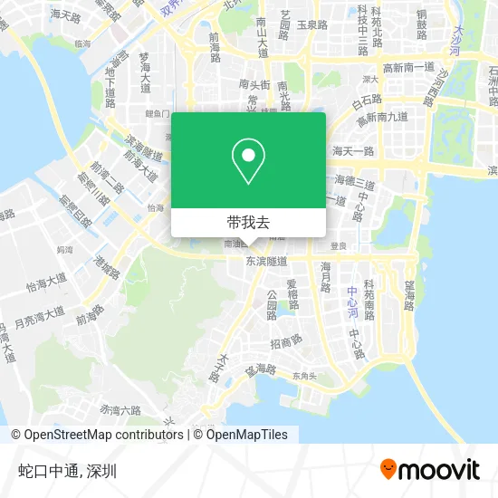 蛇口中通地图