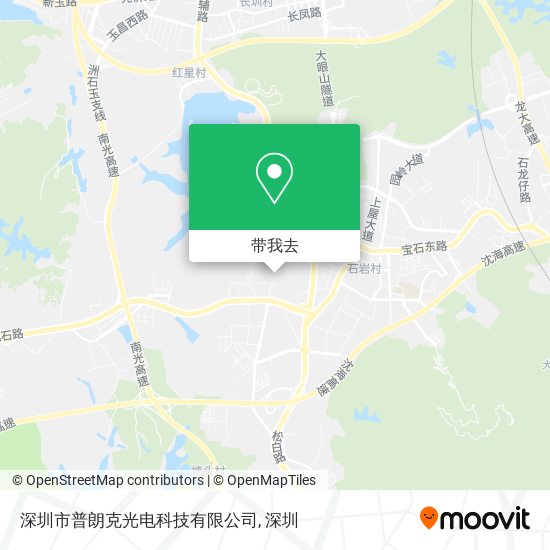深圳市普朗克光电科技有限公司地图