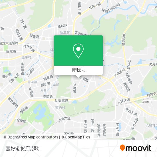 嘉好港货店地图
