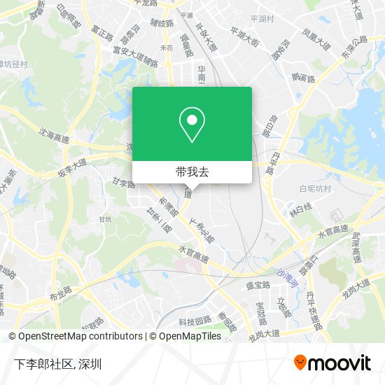 下李郎社区地图