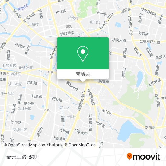 金元三路地图