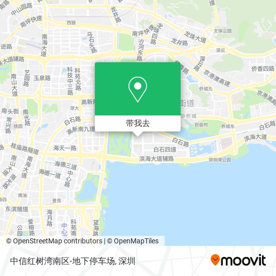 中信红树湾南区-地下停车场地图