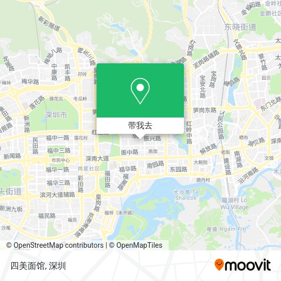 四美面馆地图