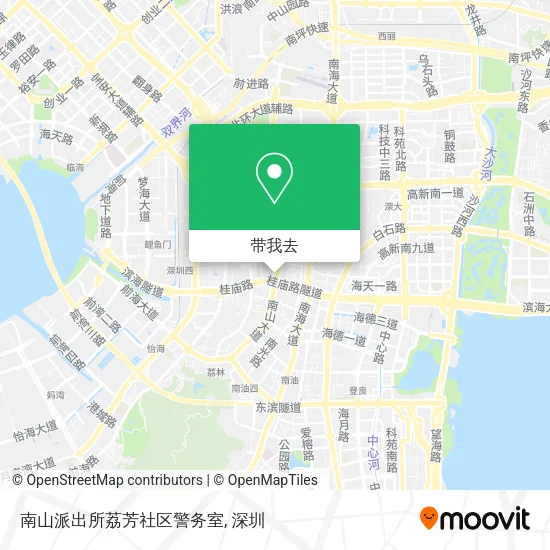 南山派出所荔芳社区警务室地图