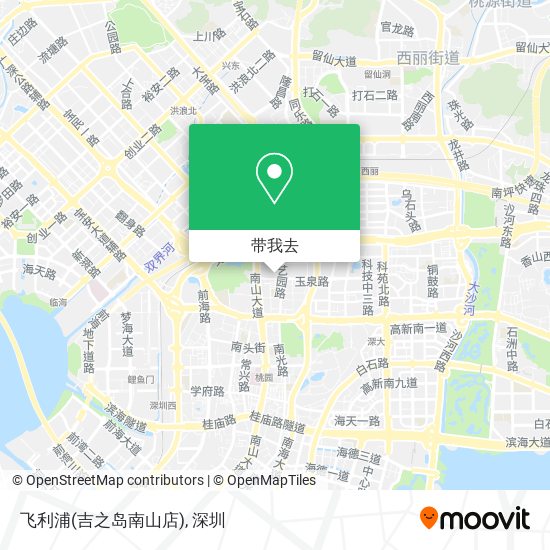 飞利浦(吉之岛南山店)地图