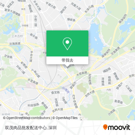 双茂肉品批发配送中心地图