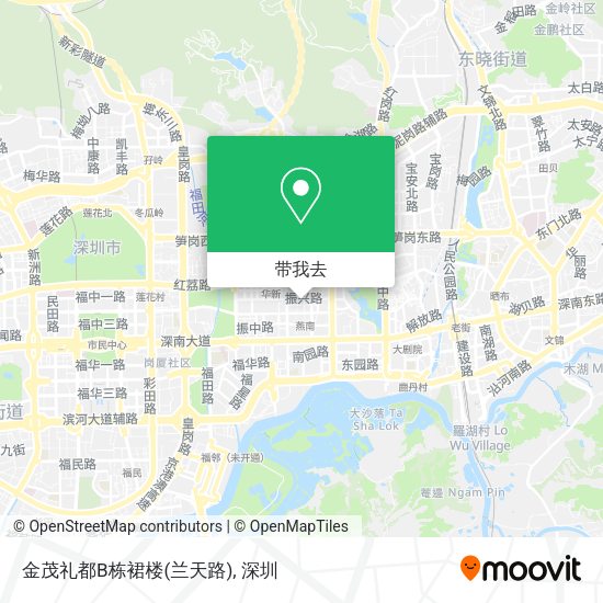 金茂礼都B栋裙楼(兰天路)地图