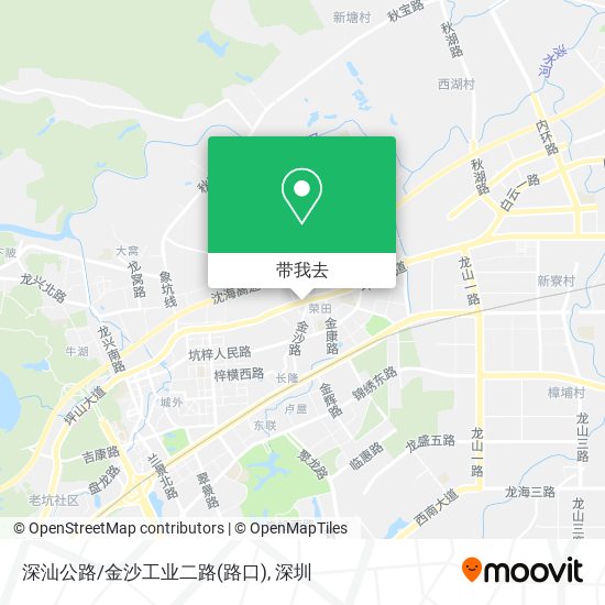 深汕公路/金沙工业二路(路口)地图