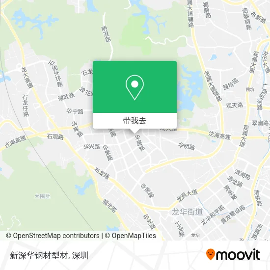 新深华钢材型材地图