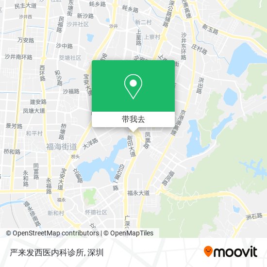 严来发西医内科诊所地图