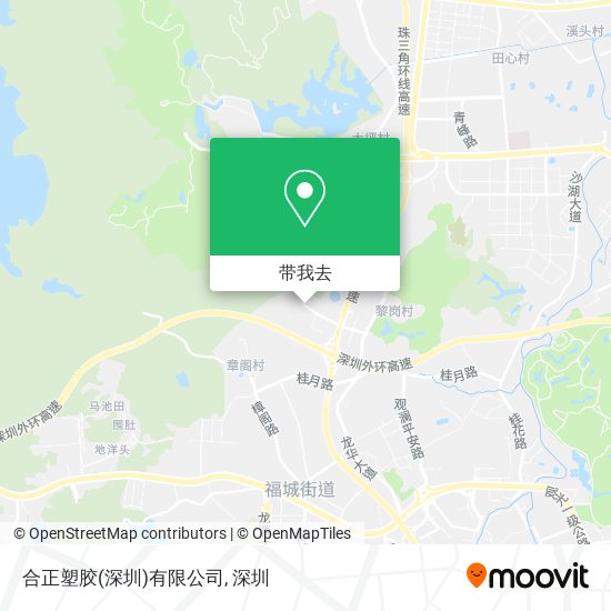 合正塑胶(深圳)有限公司地图