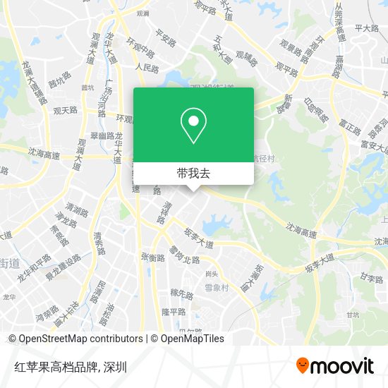 红苹果高档品牌地图