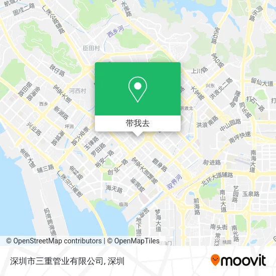 深圳市三重管业有限公司地图