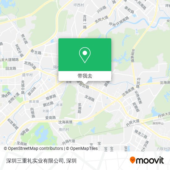 深圳三重礼实业有限公司地图