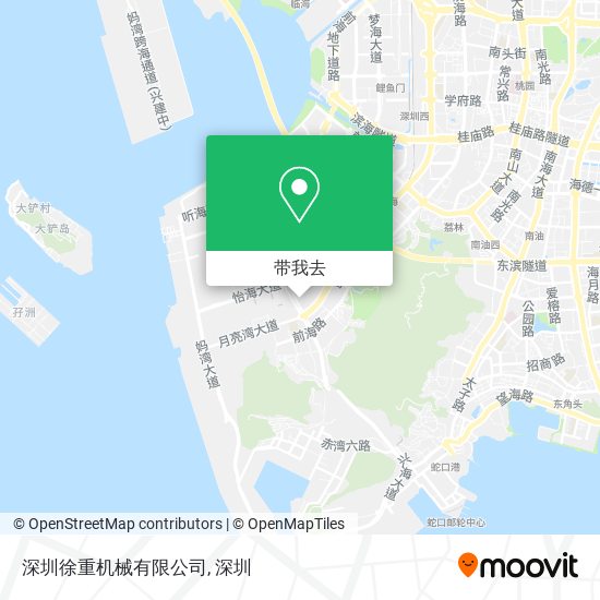 深圳徐重机械有限公司地图