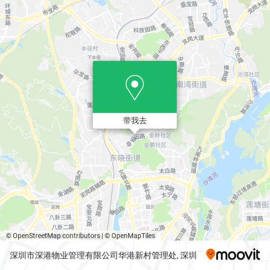 深圳市深港物业管理有限公司华港新村管理处地图