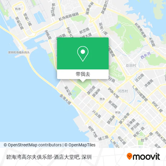 碧海湾高尔夫俱乐部-酒店大堂吧地图