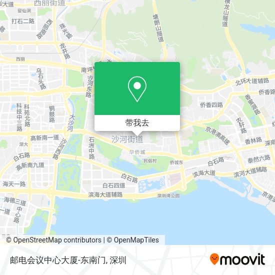 邮电会议中心大厦-东南门地图
