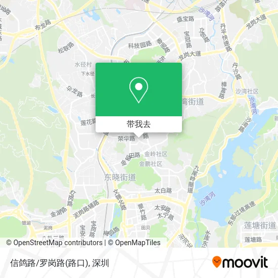 信鸽路/罗岗路(路口)地图