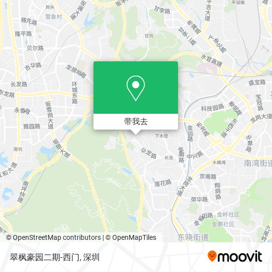 翠枫豪园二期-西门地图