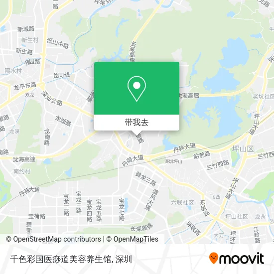 千色彩国医痧道美容养生馆地图