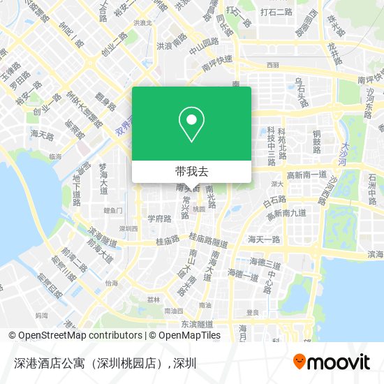 深港酒店公寓（深圳桃园店）地图