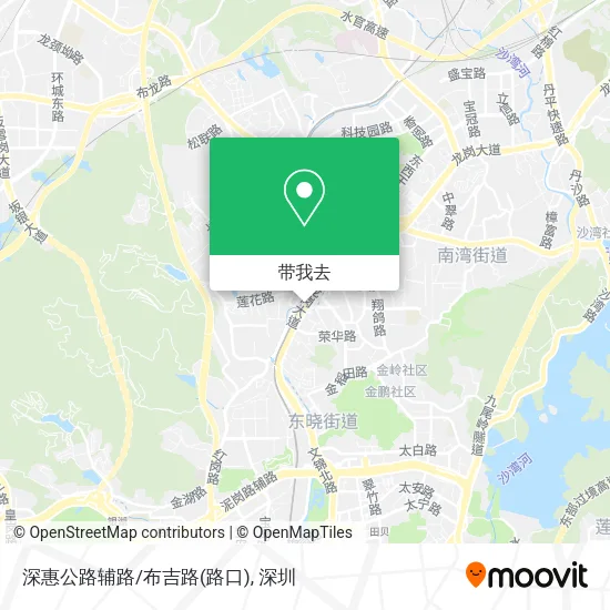 深惠公路辅路/布吉路(路口)地图