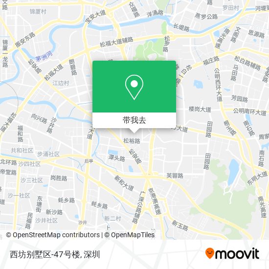 西坊别墅区-47号楼地图