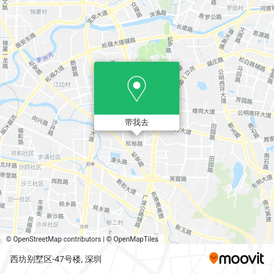 西坊别墅区-47号楼地图