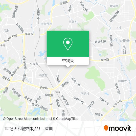 世纪天和塑料制品厂地图