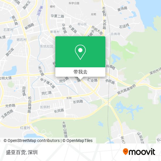 盛亚百货地图