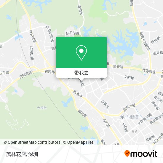 茂林花店地图