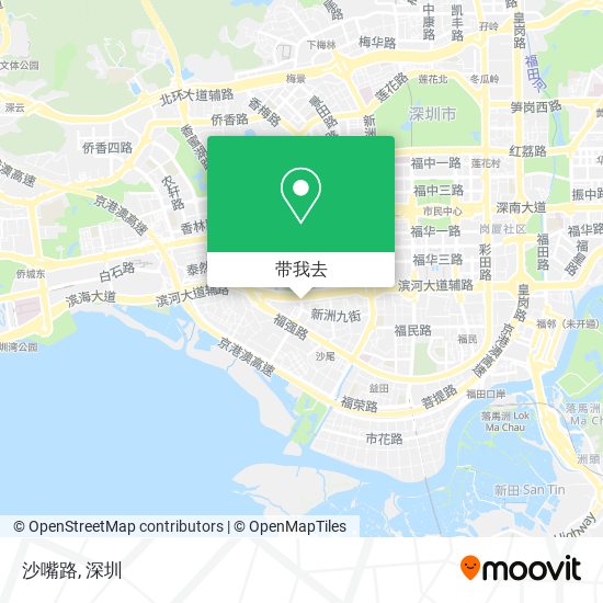 沙嘴路地图