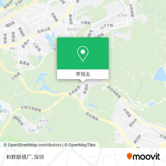 和辉眼镜厂地图
