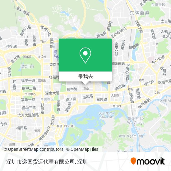 深圳市递国货运代理有限公司地图