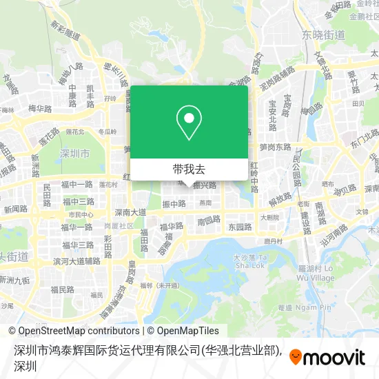 深圳市鸿泰辉国际货运代理有限公司(华强北营业部)地图