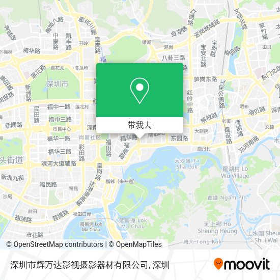 深圳市辉万达影视摄影器材有限公司地图