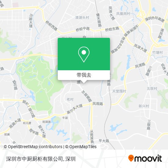 深圳市中厨厨柜有限公司地图