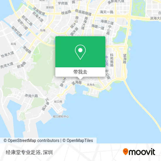 经康堂专业足浴地图