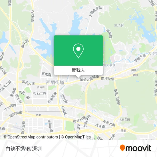 白铁不绣钢地图