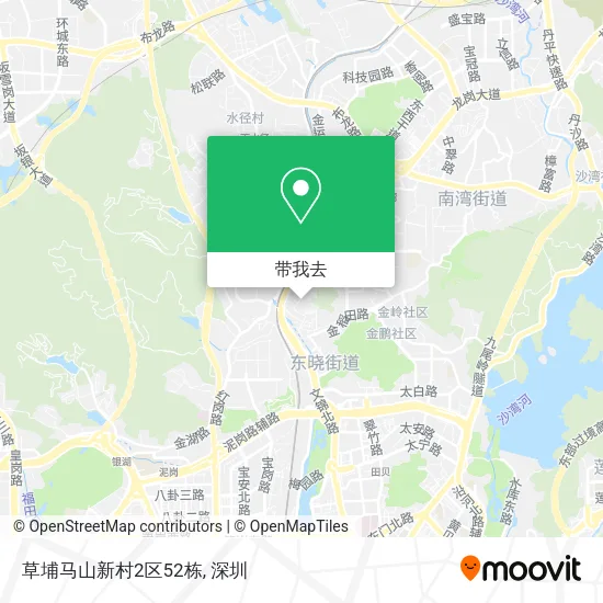 草埔马山新村2区52栋地图