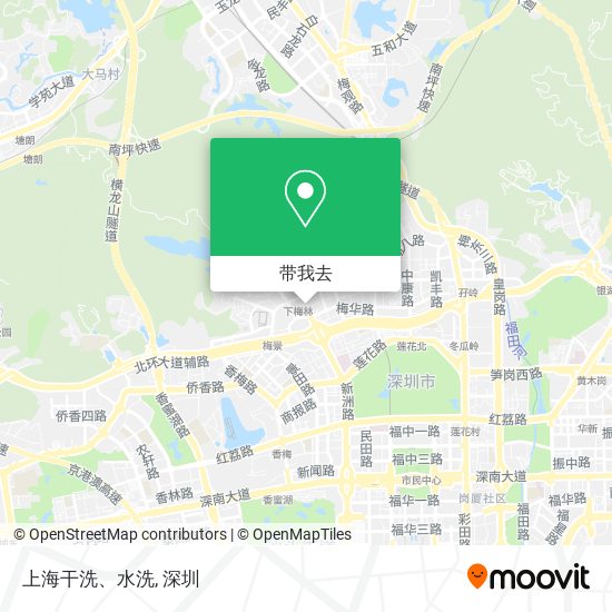 上海干洗、水洗地图