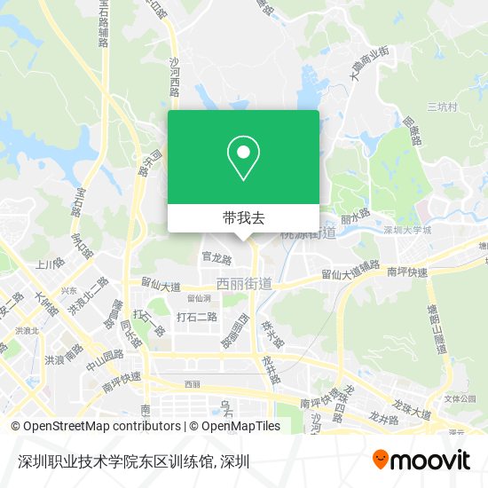 深圳职业技术学院东区训练馆地图