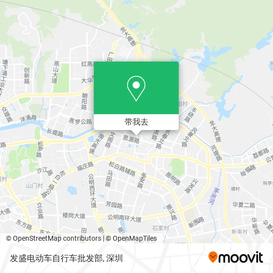发盛电动车自行车批发部地图