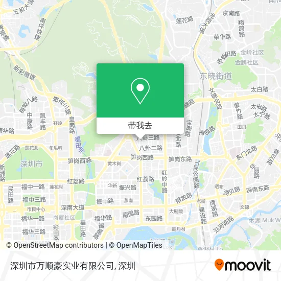 深圳市万顺豪实业有限公司地图