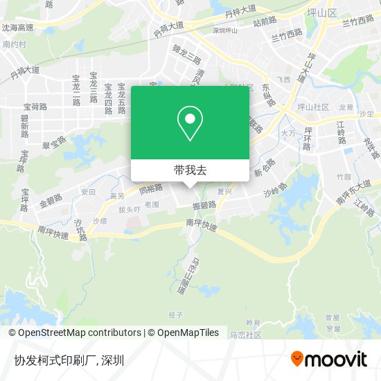 协发柯式印刷厂地图
