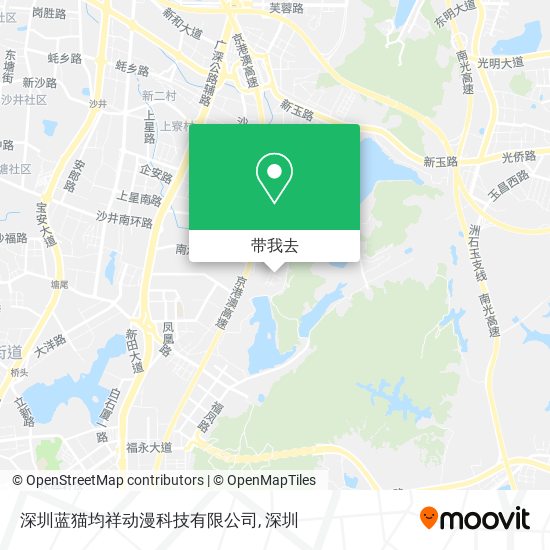 深圳蓝猫均祥动漫科技有限公司地图