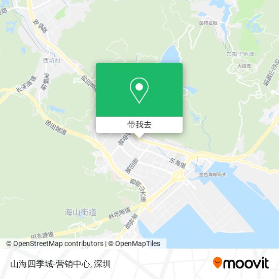 山海四季城-营销中心地图