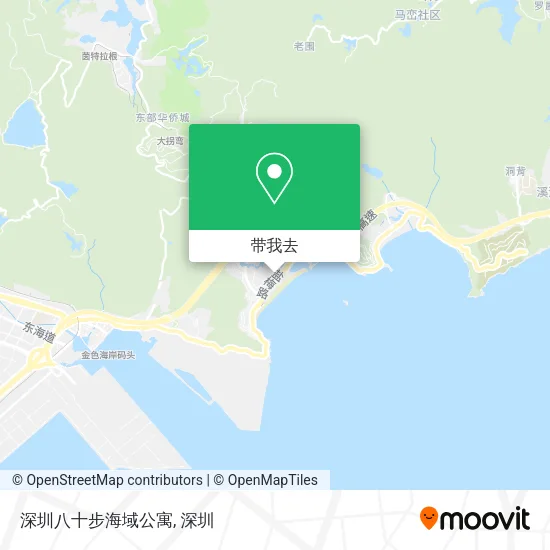 深圳八十步海域公寓地图