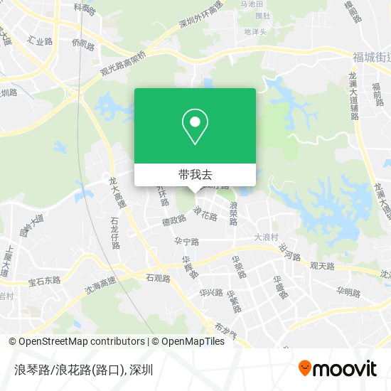 浪琴路/浪花路(路口)地图